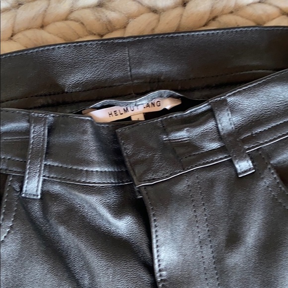 Helmut Lang 5-Pocket Leather Pants - Picture 2 of 4